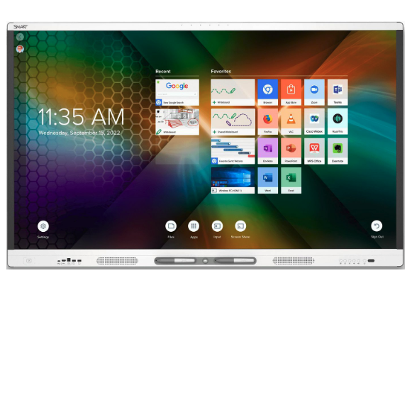 SMART Board MX075-V4 interactive display with iQ and SMART Learning 75"