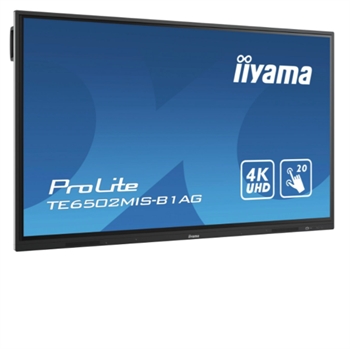 iiyama 65" Touchskærm - 20 punkt - 4K - IR - TE6512MIS-B1AG 