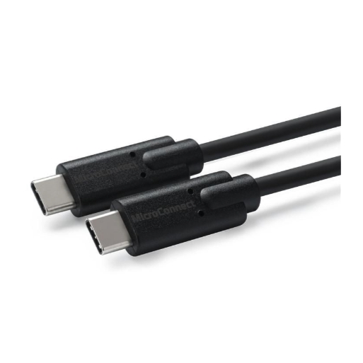 MicroConnect USB-C 3.2 Gen2 cable, black. 1m
