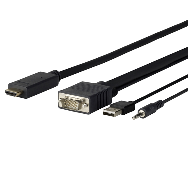 Vivolink Pro VGA + Audio to HDMI 7,5M